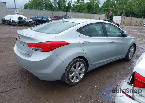 2013 Hyundai Elantra Limited из США, поврежденный, VIN 5NPDH4AE0DH399237